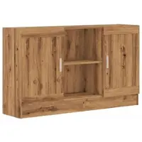 Helloshop26 Buffet Sideboard Kommode Schrank Aufbewahrungsmöbel Organizer für Küche Wohnzimmer Lounge handgefertigt 120 x 30,5 x