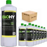 BiOHY Teppichshampoo (12x1l Flasche) | Teppichreiniger ideal zur Entfernung von hartnäckigen Flecken | SPEZIELL FÜR WASCHSAUGER ENTWICKELT