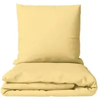 Leonado vicenti Bettwäsche Baumwolle 200x220 + 2x 80x80 cm Einfarbig Uni Beige mit Reißverschluss