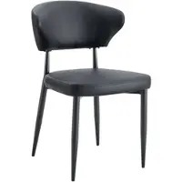 STILVORA Esszimmerstuhl 2er Set mit gebogener Rückenlehne, Essstuhl im ergonomischen Design, Küchenstuhl im minimalistischen Stil
