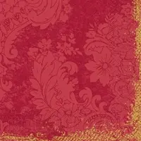 Duni Tissue-Serviette 33 x 33 cm Royal Bordeaux 3-lagig, 1000 Stk/Krt (4 x 250 Stk)