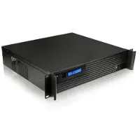 Techly I-CASE IPC-240L, Rack, Server, Schwarz, micro ATX, Mini-ITX, Metall, 2U