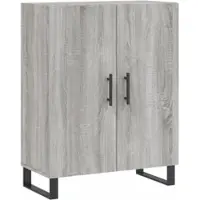 Helloshop26 - Buffet Sideboard Kommode Kleiderschrank Aufbewahrungsmöbel Organizer Küche Wohnzimmer Sonoma 69,5 x 34 x 90 cm 02_0036466