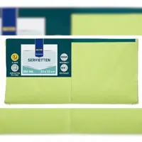 Metro Professional Servietten, 33 x 33 cm, 1/4 Falz, 3-lagig, grün, 4 x 250 Stück