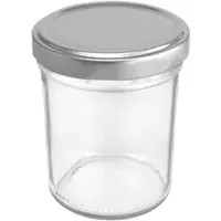 MamboCat 25er Set Sturzglas 230 ml HOCH To 66 silberner Deckel incl. Diamant Gelierzauber Rezeptheft