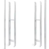GAH Alberts Alberts 2 x H-Pfostenträger, 91x800 mm, Materialstärke 6 mm, Tiefe 60 mm, feuerverzinkt