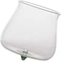 Zafferano Pirolo-Trinkgläser-Set (6er-Set) aus grünem Borosilikatglas - Dynamisches und elegantes horizontales Design für Ihren exklusiven Tisch
