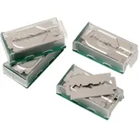 Matfer Pack mit 4x10 Klingen zum Einritzen, Edelstahl, 4,3x2 cm (120035)