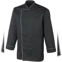 Metro Professional Herrenkochjacke Langarm, Größe XXL, schwarz