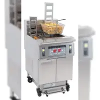 Casselin Elektrische friteuse met automatische lifter en filtratie 12 + 22 liter 8,5+17kW CFPRAF1222
