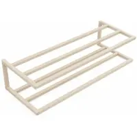 Loft42 Stora Wandschuhregal Doppel - Metall - Beige