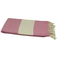 My Hamam Hamamtuch Saunatuch Strandtuch "Zickzack" pink