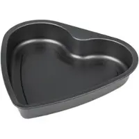 CHG Herz Backform, antihaftbeschichtet, ca. 26 x 25,5 x 4 cm