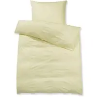 Doris Meyer Uni Interlock Jersey Bettwäsche 135x200 cm + 80x80 cm | creme - beige
