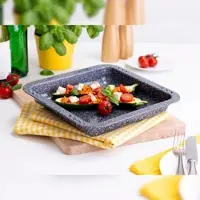 CHG Auflaufform QUADRO Granito antihaftbeschichtet