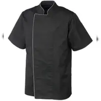 Metro Professional Herrenkochjacke Kurzarm, Größe M, schwarz