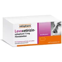 Ratiopharm LEVOCETIRIZIN-5 mg Filmtabletten 100 St