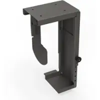 TecLines TPH002B Thin Client PC Halterung Untertisch 30-110 mm, schwarz