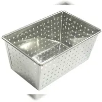 Gobel - Brotbackform, perforiert - Weißblech - 27 x 10,5 cm H8 cm - 123690