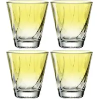 Leonardo Tumbler Twist Gelb 215 ml (4er-Set)