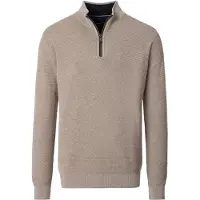 Casamoda Halfzip Pullover Structure Beige