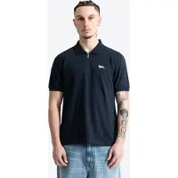 Lonsdale Herren Poloshirt mit Viertelreißverschluss normale Passform HERTFORD Dark Navy L
