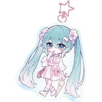 POPbuddies Hatsune Miku Acryl Schlüsselanhänger Kawaii Summer Time