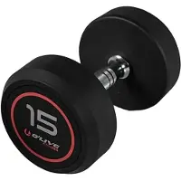 Olive Rubber Pro-style 15kg Hantel