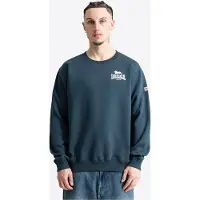 Lonsdale Sweatshirt "HAIGHTON", Herren, Gr. L, blau (blau, weiß), Obermaterial: 60% Baumwolle, 40% Polyester, Sweatshirts Sweatshirt, aus Baumwolle und Polyester, erhältlich in den Größen S bis XXXL