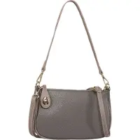 Toscanto Handbags Schultertasche grau Leder OTT842SK5