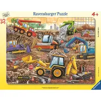 Ravensburger Rahmenpuzzle Baustelle 35 Teile