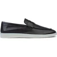 Omnio Milan Slipper für Herren, dunkelbraunes Leder