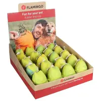 Flamingo Futterspielzeug Henne/Eule für Hunde, Gummi