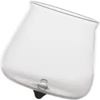 Zafferano Pirolo 6er-Set Junior-Trinkgläser aus schwarzem Borosilikatglas - drehbares Design mit schrägem Boden für einen Hauch von Eleganz und Stil