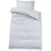 Doris Meyer Uni Interlock Jersey Bettwäsche 155x220 cm + 80x80 cm | silber - grau