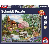 Schmidt Spiele 58985 Haus am See Puzzle, 1.000 Teile, 1000 Stück(e), andere, 12 Jahr(e)