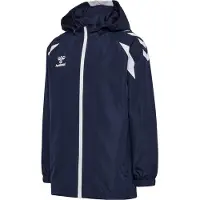 Hummel Hmlcore 2.0 Allwetterjacke für Kinder - marineblau/weiß, Größe: 140