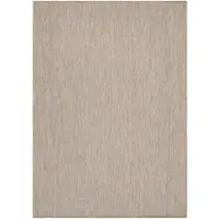 KADIMA DESIGN In- & Outdoor-Teppich Einfarbig Pflegeleicht Waschbar Strapazierfähig | Beige 120x170 cm Balkon Terrasse Küche Saugroboter | ALSTER –