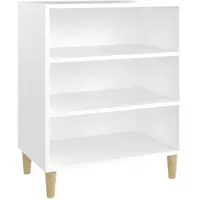 Helloshop26 Buffet Sideboard Kommode Kleiderschrank Aufbewahrungsmöbel Organizer für Küche Wohnzimmer Lounge 57 x 35 x 70 cm