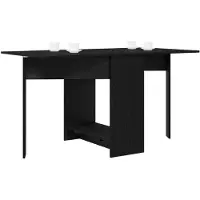 vidaXL Esstisch 138 x 70 x 73,5 cm Holzwerkstoff Schwarze Eiche