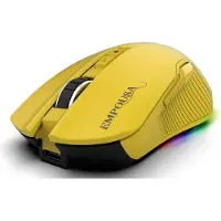 Inca Gaming Maus RGB/ 7200DPI/ 7Tasten/USB/BT 1.50m gelb