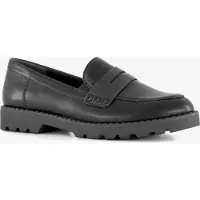 Tamaris Damen Slipper Penny Loafer mit markanter Profilsohle 1-24312-41, Größe:41 EU, Farbe:Schwarz
