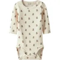 Lil´ Atelier Lil Atelier Langarmbody "NBNGAYO ELO LS SLIM BODY LIL NOOS" weiche Jersey Qualität