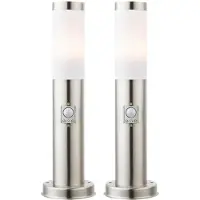 Etc-shop 2er Set LED Stehleuchten mit Bewegungsmelder