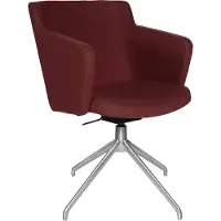 Topstar Besuchersessel SFH 1.0 bordeaux edelstahl, Optik matt Stoff 58,0 x 66,0 x 87,0 - 90,0 cm, 1 St.
