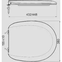 Sanit 56.052.01..0000 WC-Sitz 1800 (ecoline) Thermoplast