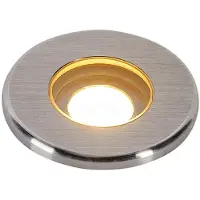 SLV Dasar LED Mini Bodeneinbauleuchte rund Edelstahl 316 2W 3000K 12-24V IP67 233540