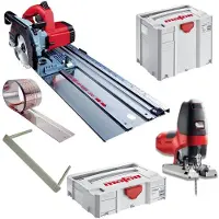 Mafell KSS 300 Kapp-Sägesystem MaxiMax 916702 + Stichsäge P1 cc im Max 917103