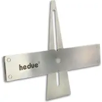 HEDUe Zinkenschablone S200 - Schmiege für Schwalbenschwanz - und Zinkenverbindungen, Schwalbenschwanz Schablone mit einstellbarer Zunge von 6 - 40 mm (1:8 Neigung)