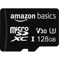 Amazon Basics Speicherkarte MicroSDXC Speichermedien 128 GB A2 U3 schnelle Leistung Speichererweiterung